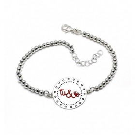 Pulsera bolas "TU&YO"