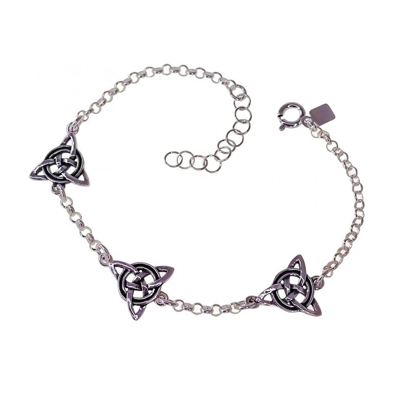 Pulsera amuleto triquetas