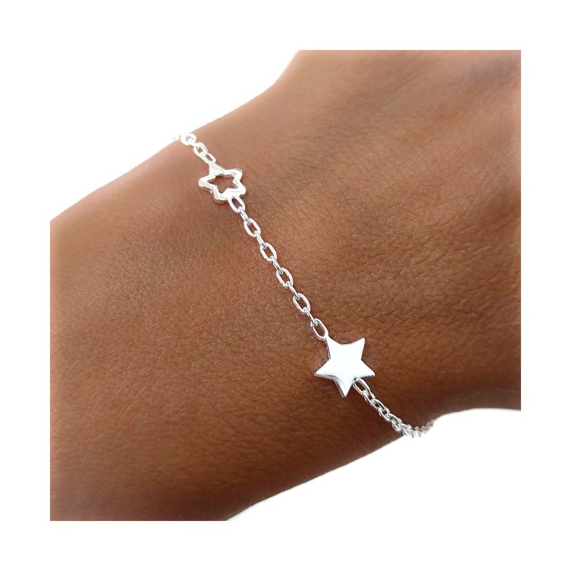 Pulsera forzada estrellas