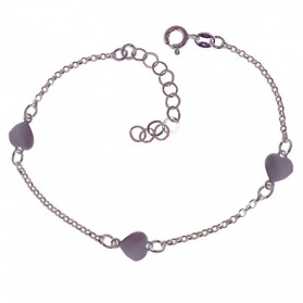 Pulsera rolo corazones