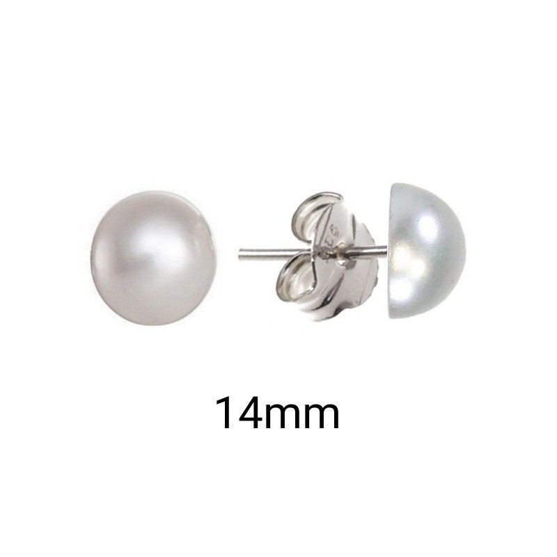 Pendiente perla m/b 14mm