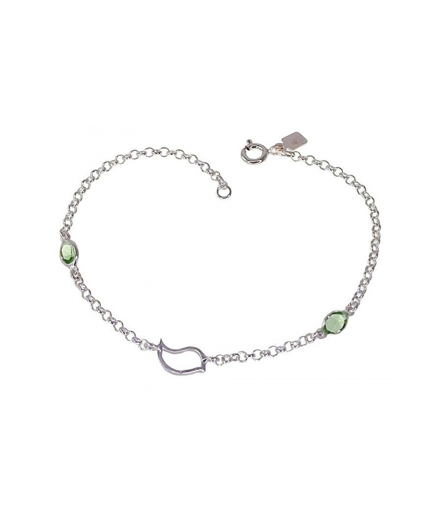 Pulsera piedra pájaro