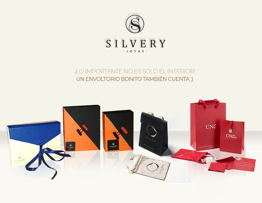 Joyería Silvery - Cajas y Bolsas de regalo